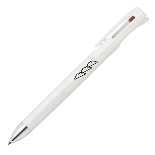 Amazon | ゼブラ 3色ボールペン ブレン3C 0.5mm 餃子 白軸 B3AS88-GY-W